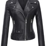 Women's Black Leather Jacket