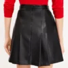 Lambskin Women Short Skirt