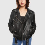 Lambskin Women Moto Jacket