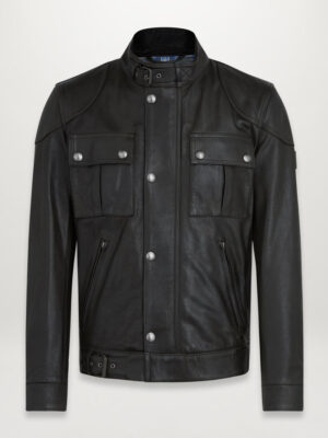 Tomilor Men's Biker Leather Jacket