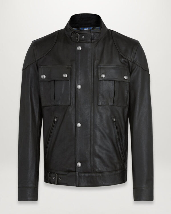 Tomilor Men's Biker Leather Jacket