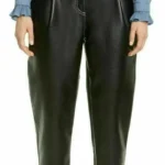 Lambskin Women's Black Trouser
