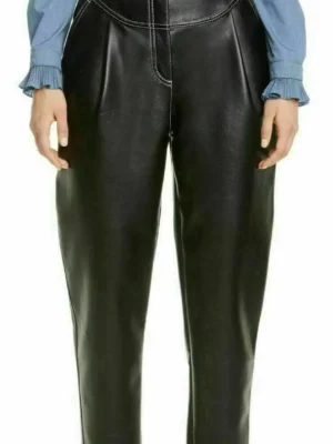 Lambskin Women's Black Trouser