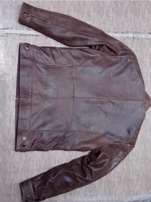 Tomilor Men's Crunch Biker Leather Jacket