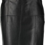 Women Short Leather Skirt