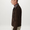 Men's Brown Leather Biker Jacket