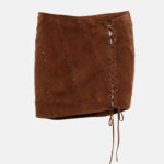 Women's Suede Leather Skirt