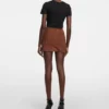 Women's Suede Leather Skirt