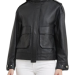 Tomilor Women's Black Lambskin Jacket