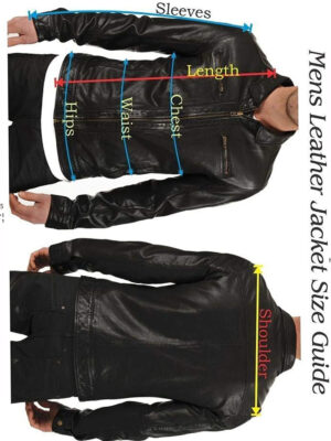 Men's Tan Leather Bomber Jacket