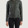 Tomilor Women's Hooded Bomber Jacket