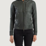 Tomilor Women's Hooded Bomber Jacket