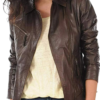 Women's Brown Leather Jacket