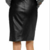 Women's A line Leather Skirt